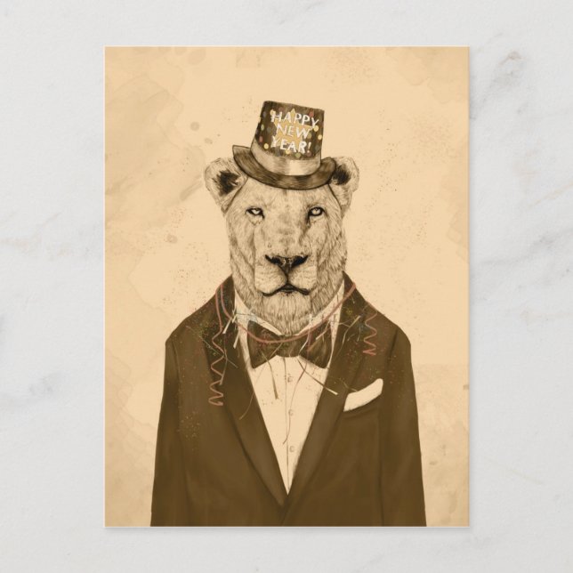 Carte Postale Lancer cette fête (Devant)