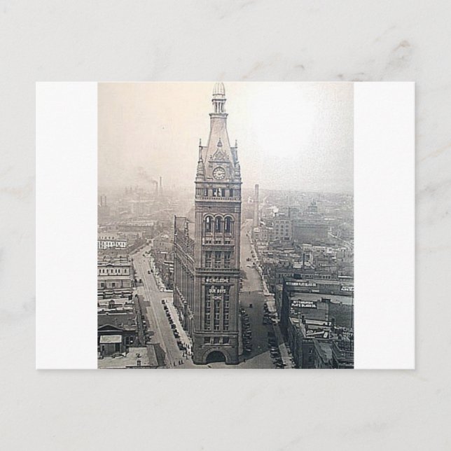 Carte Postale L'ancien hôtel de ville de Milwaukee (Devant)