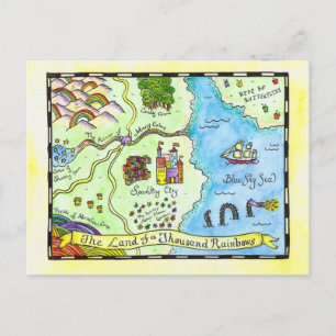 Carte Postale Land of a Thousand Rainbows Postcard