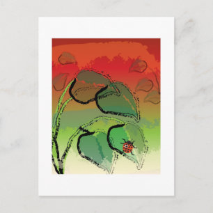 Carte Postale Landing Ladybug
