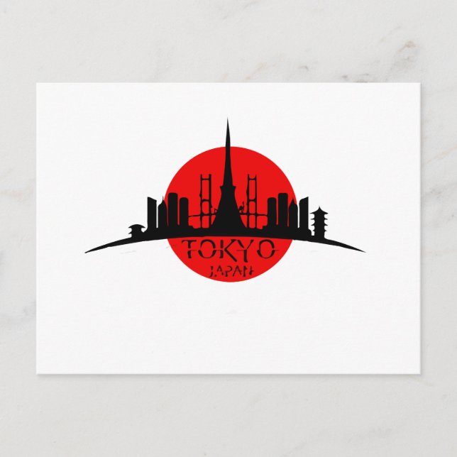 Carte Postale Landmark de Tokyo (Devant)
