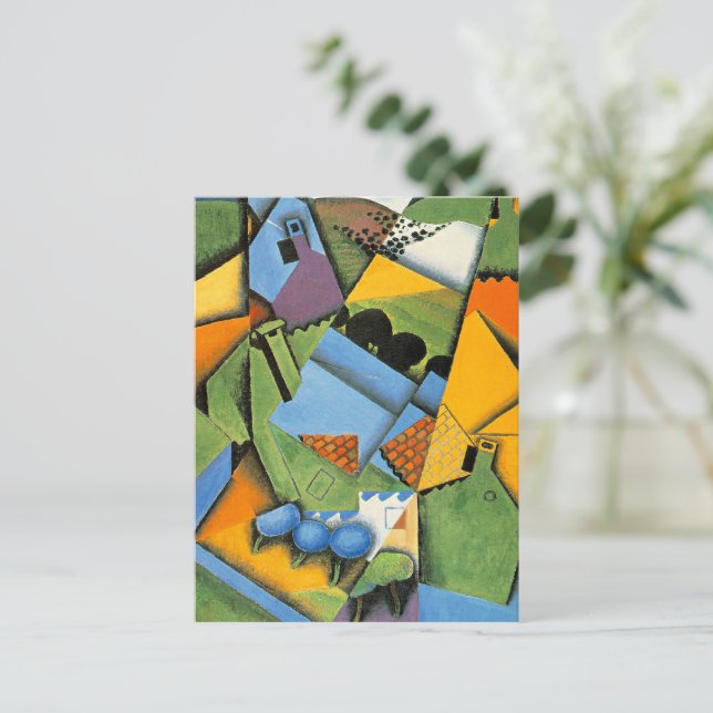 Carte Postale Landscape with Houses at Ceret (Debout devant)