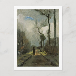 Carte Postale Lane en automne, Vincent van Gogh