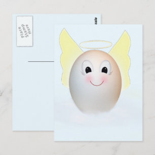 Carte Postale L'ange de l'œuf bon