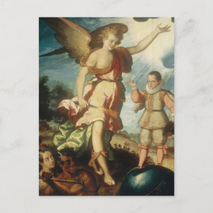 Carte Postale L'ange gardien par Luis Juarez
