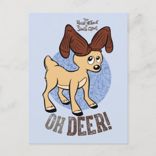 Carte Postale L'ANNÉE SANS PÈRE NOËL™ Vixen "Oh Deer"