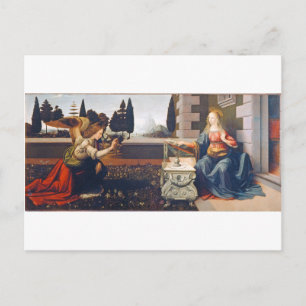 Carte Postale L'Annonciation, Léonard de Vinci, 1472-1473