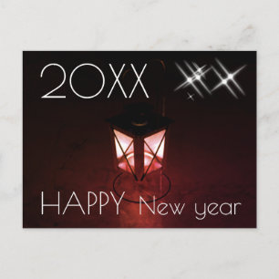 Carte Postale Lanterne festive Bonne Année 2023