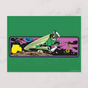 Carte Postale Lanterne verte dans l'espace