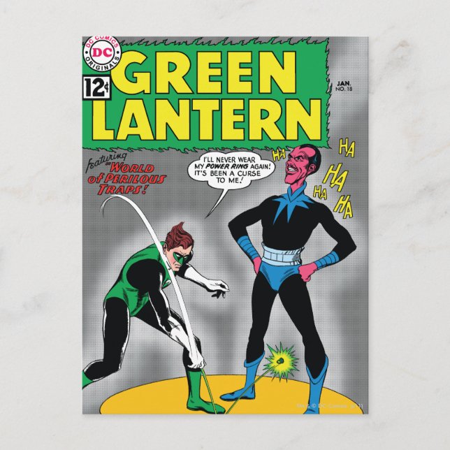 Carte Postale Lanterne verte supprime la bague (Devant)