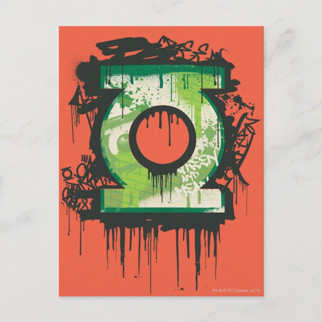 Carte Postale Lanterne verte - symbole tordu d'innocence (Devant)