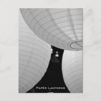 Carte Postale Lanternes en papier