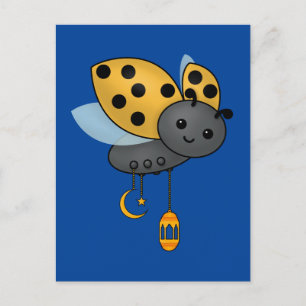 Carte Postale Lanternes Ramadan Ladybug