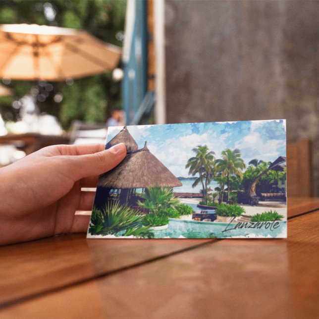 Carte Postale Lanzarote Îles Canaries Espagne Tropical (Lanzarote canarias postcard)