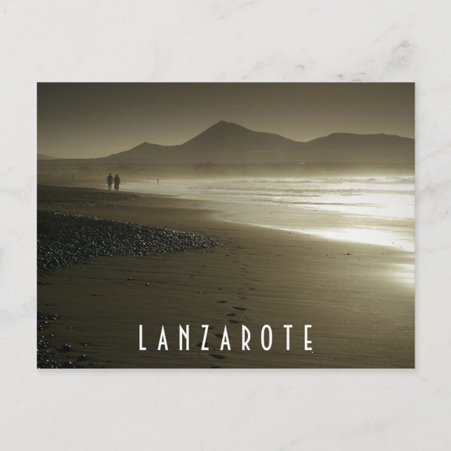 Carte postale Lanzarote - Playa de Famara (Devant)