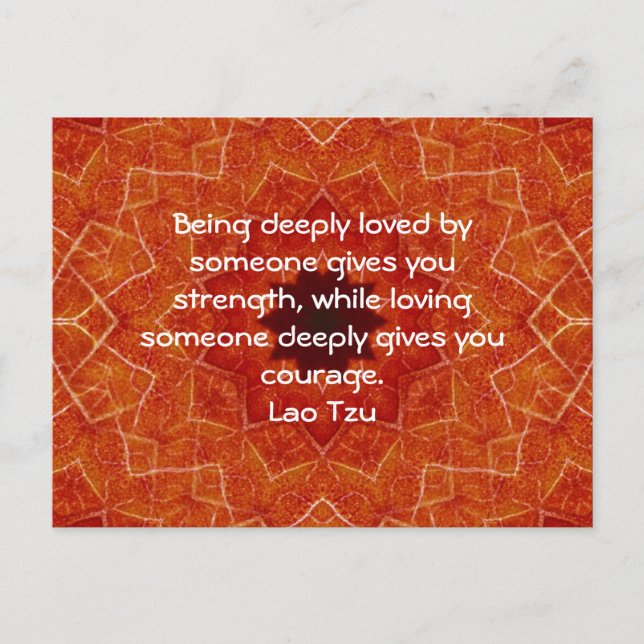 Carte Postale Lao Tzu (Devant)