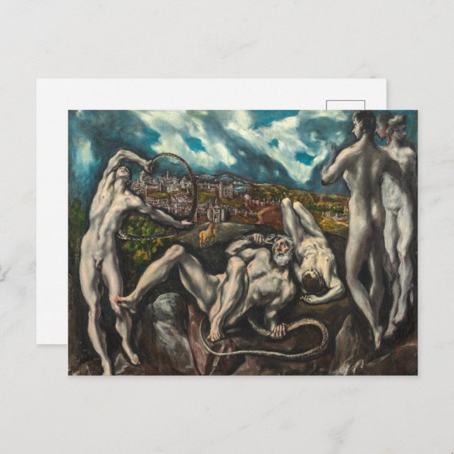 Carte Postale Laocoö n | El Greco | (Devant / Derrière)