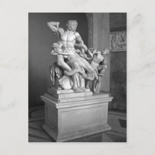Carte Postale Laocoon Sculpture au Musée du Vatican, Rome. Pic