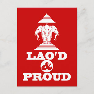 CARTE POSTALE LAO'D ET FIER