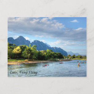 Carte Postale Laos, Vang Vieng