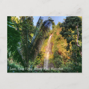 Carte Postale Laos, Vang Vieng, Cascade de Kaeng Nyui