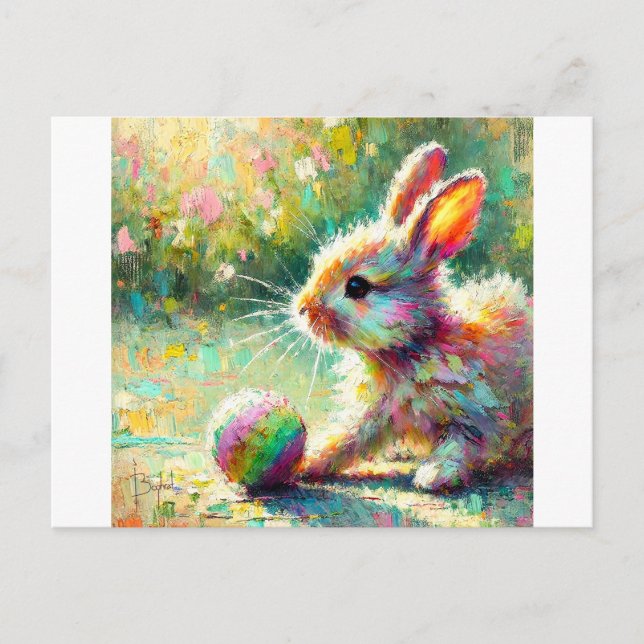 Carte Postale Lapin (Devant)