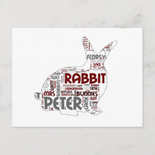 Carte postale Lapin de Pâques
