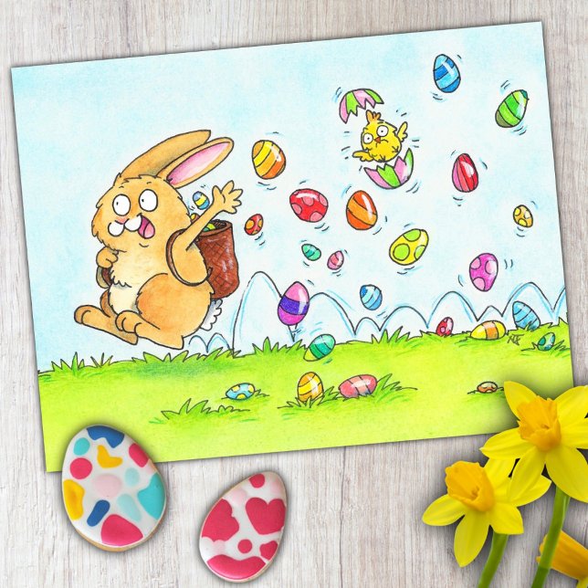 Carte Postale Lapin de Pâques (Créateur téléchargé)