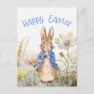 Carte Postale lapin de Pâques