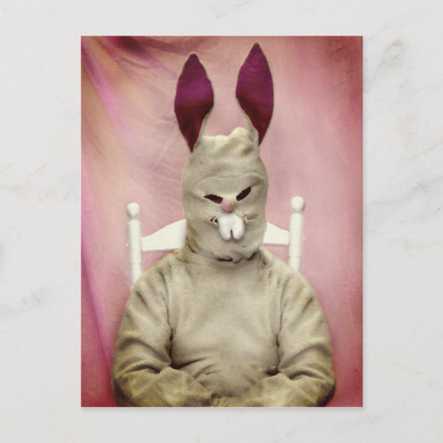 Carte Postale Lapin de Pâques merdique (Devant)