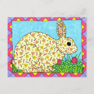 Carte Postale Lapin d'Oaxacan en trèfle