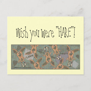 Carte Postale Lapin primitif