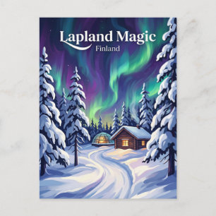 Carte Postale Laponie Finlande