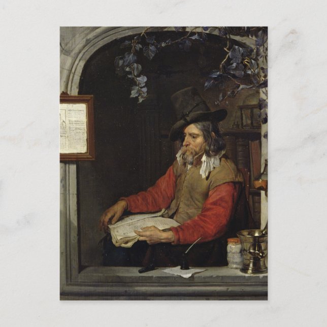Carte Postale L'Apothécaire ou, le chimiste (Devant)