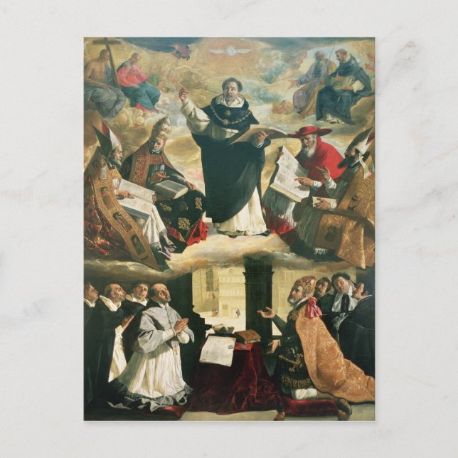 Carte Postale L'apothéose de saint Thomas d'Aquin, 1631 (Devant)
