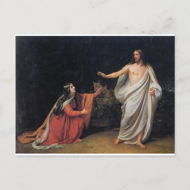 Carte Postale L'apparence du Christ à Marie-Madeleine (Devant)