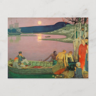 Carte Postale L'appel de la mer, 1925