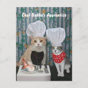 Carte Postale L'apprenti de Bubba de chef