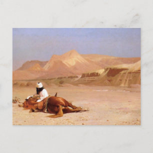 Carte Postale L'Arabe Et Sa Position