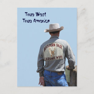 Carte postale Laramie Wyoming Cowboy