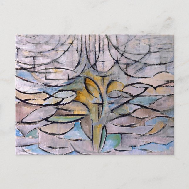 Carte Postale L'arbre en fleurs - Piet Mondrian -  (Devant)