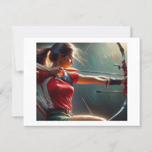 Carte Postale L'Archer,