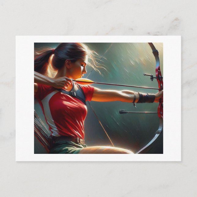 Carte Postale L'Archer, (Devant)