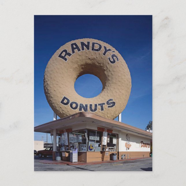 Carte Postale L'architecture californienne des beignets de Randy (Devant)