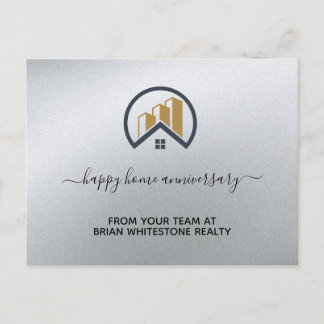 Carte Postale L'argent du glamour | Immobilier noir et blanc