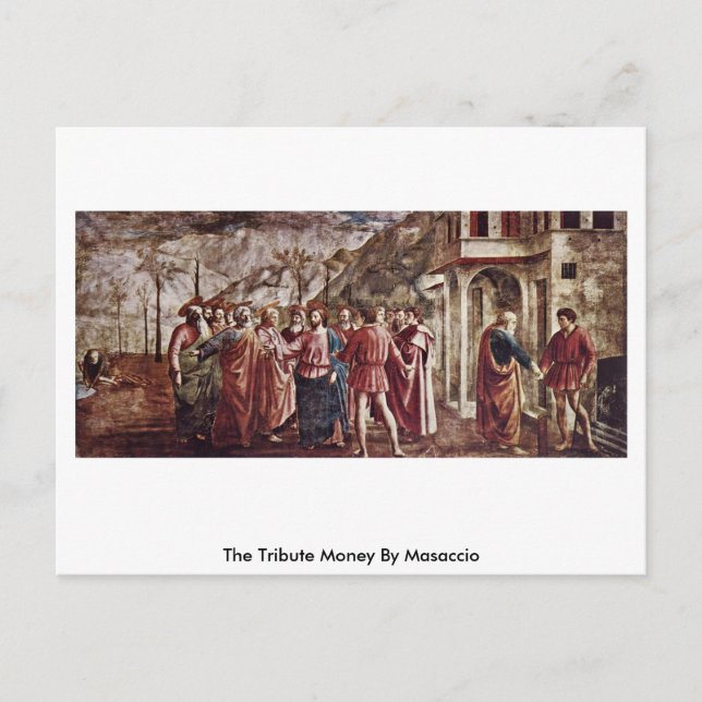Carte Postale L'Argent Hommage De Masaccio (Devant)