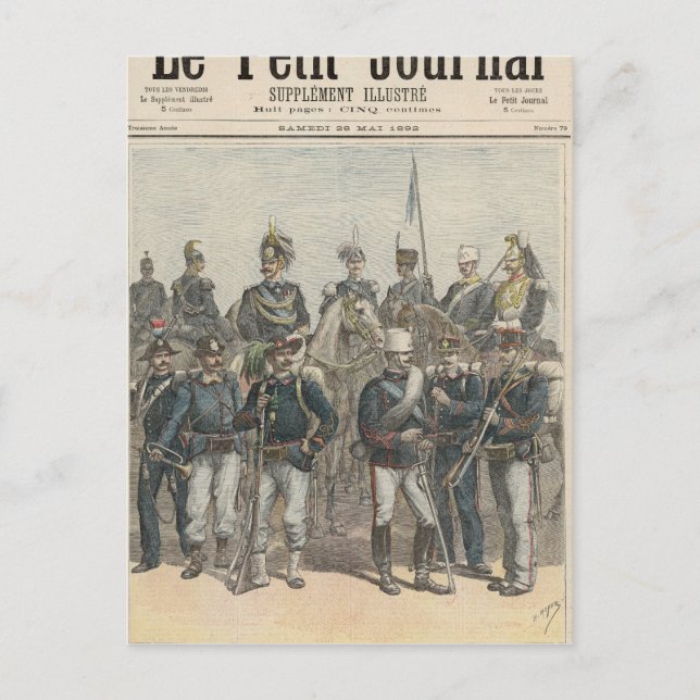 Carte Postale L'armée italienne (Devant)