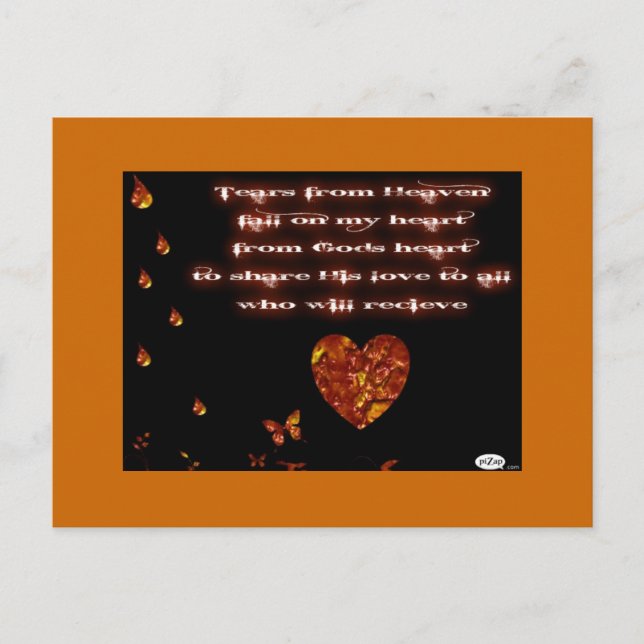 Carte Postale Larmes de ciel (Devant)