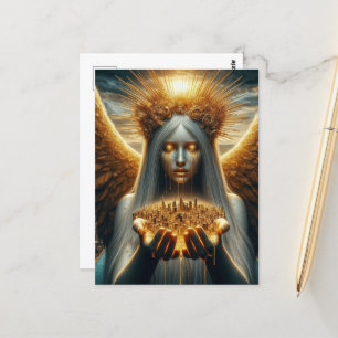 Carte Postale Larmes pour la ville des Anges