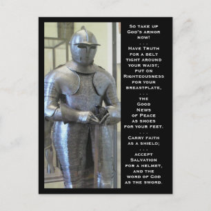 Carte Postale L'Armure De Dieu